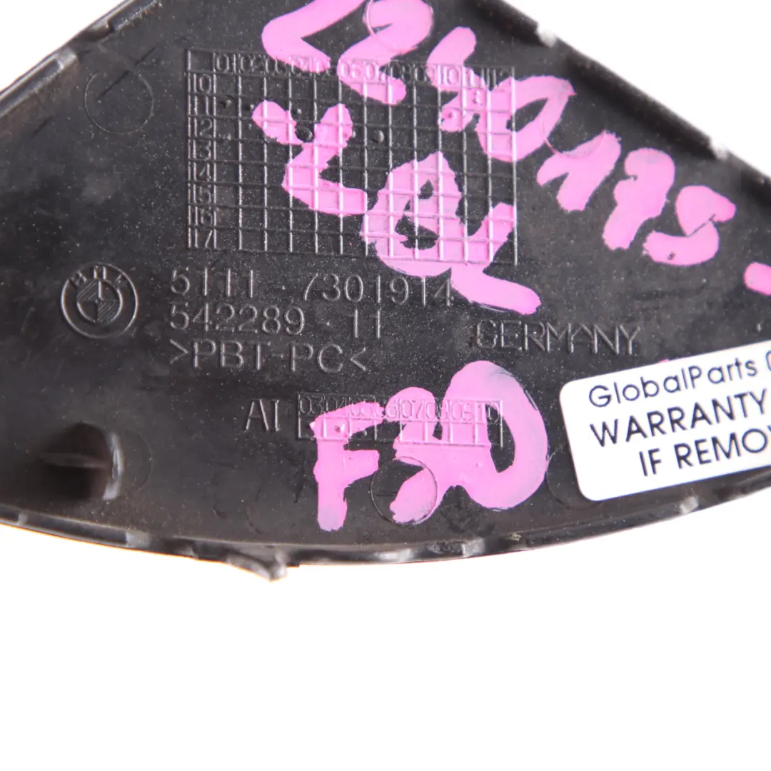 Towing Eye Cover BMW F30 F31 Front Bumper Hook Flap Liquid Blue - B40 7301914 to with Part number 2240175 Towing Eye Cover BMW F30 F31 Front Bumper Hook Flap Liquid Blue - B40 7301914 - SKU 2240175-LBL - Part number 2240175