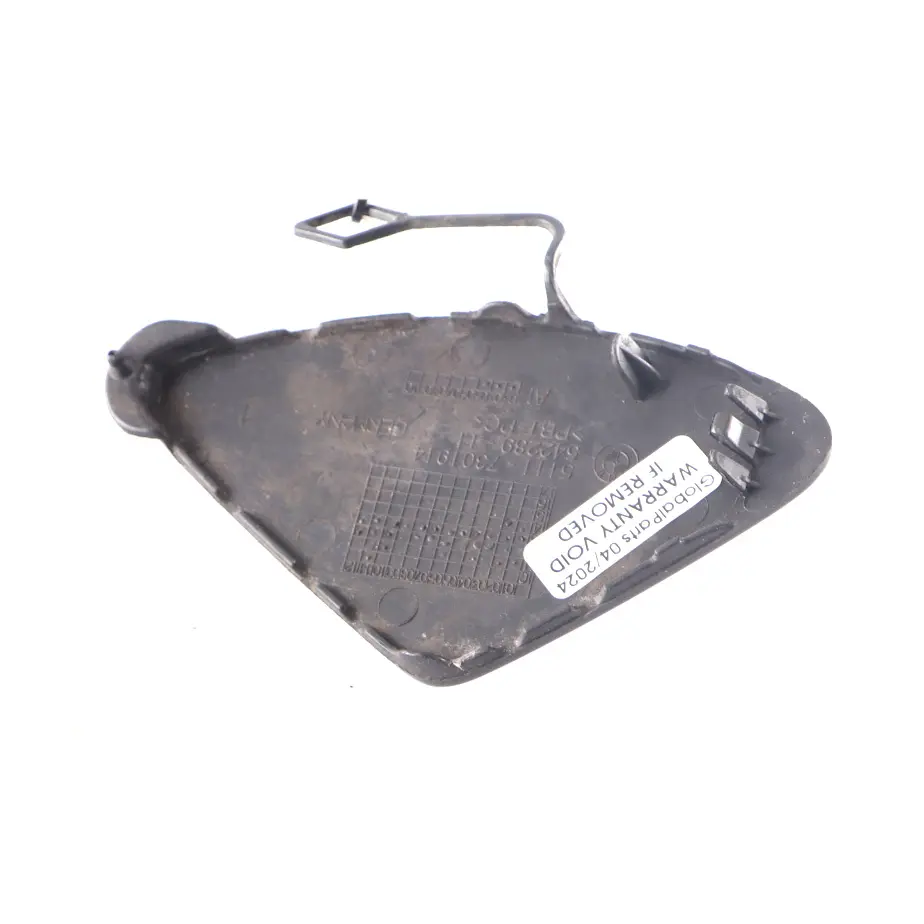  Towing Eye Cover BMW F30 F31 Front Bumper Hook Flap Schwarz 2 Black 668 7301914 - SKU 2240175-SCH - Part number 2240175