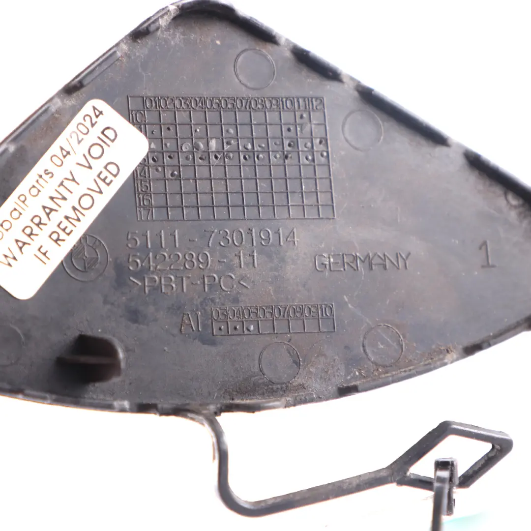 Towing Eye Cover BMW F30 F31 Front Bumper Hook Flap Schwarz 2 Black 668 7301914 to with Part number 2240175 Towing Eye Cover BMW F30 F31 Front Bumper Hook Flap Schwarz 2 Black 668 7301914 - SKU 2240175-SCH - Part number 2240175