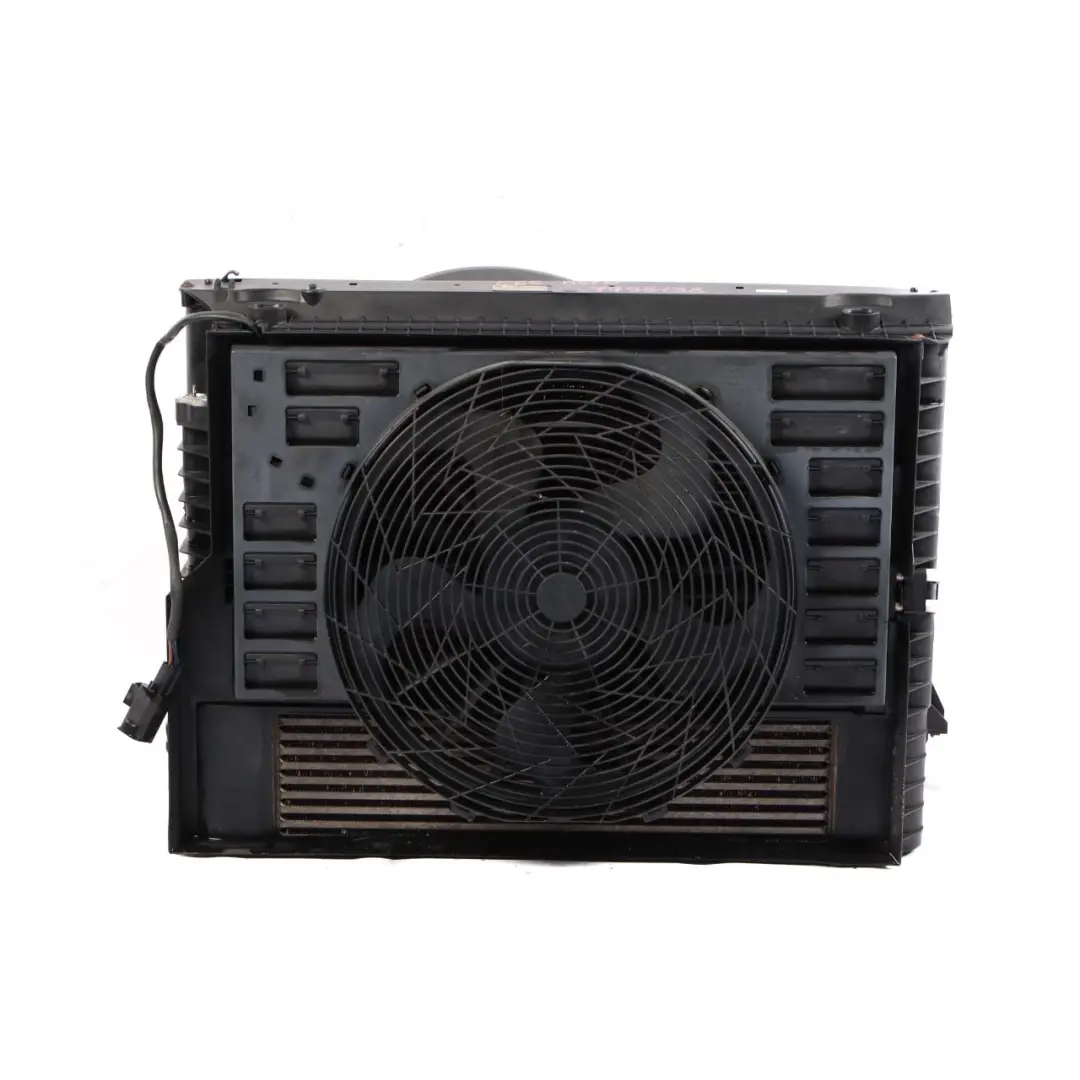 BMW E65 730d M57N Complete Radiator Fan Pack Automatic - SKU 2248478-1 - Part number 2248478