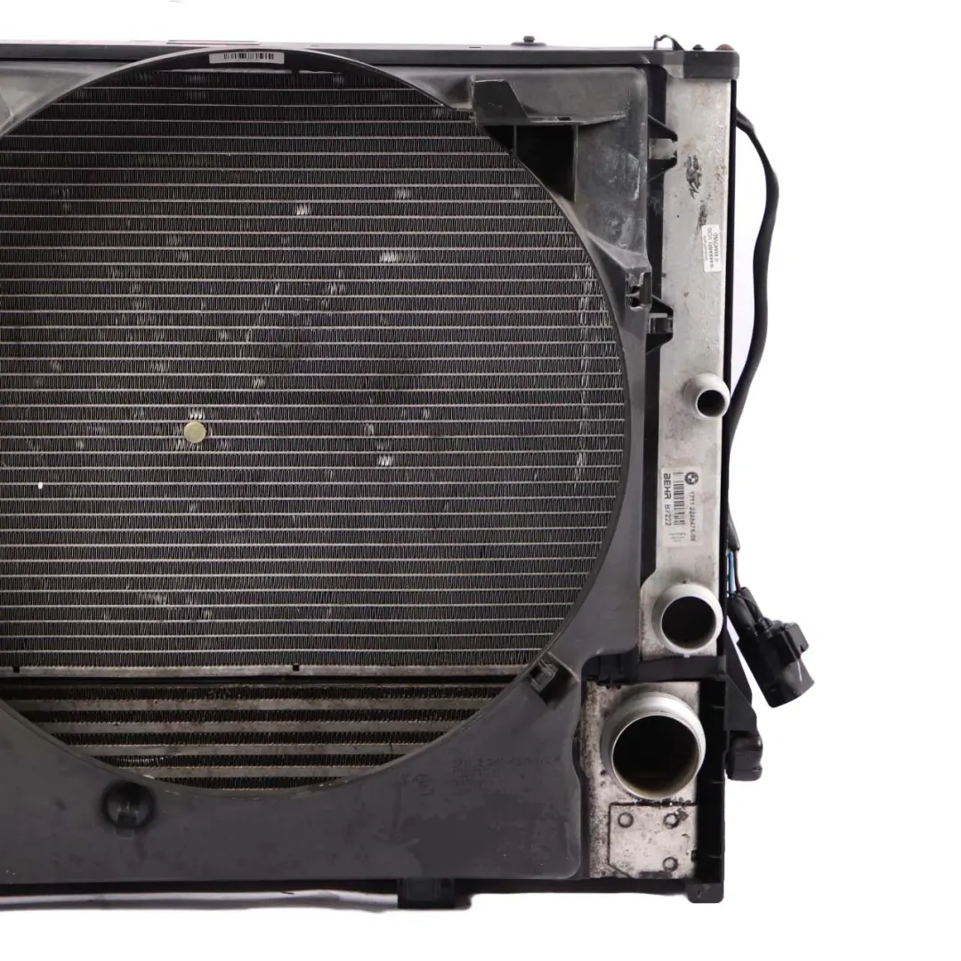 BMW E65 730d M57N Complete Radiator Fan Pack Automatic - SKU 2248478-1 - Part number 2248478