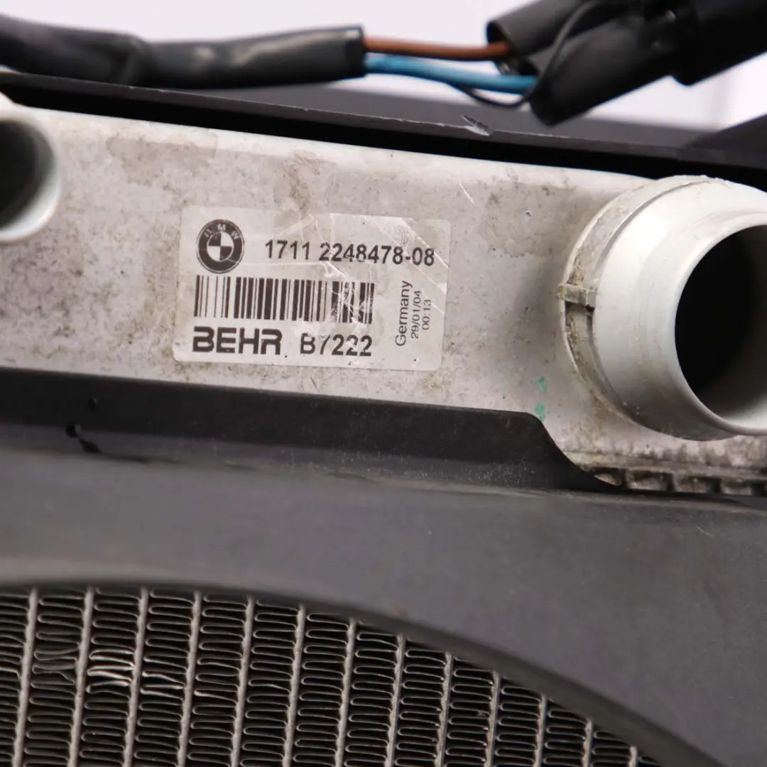 BMW E65 730d M57N Complete Radiator Fan Pack Automatic - SKU 2248478-1 - Part number 2248478