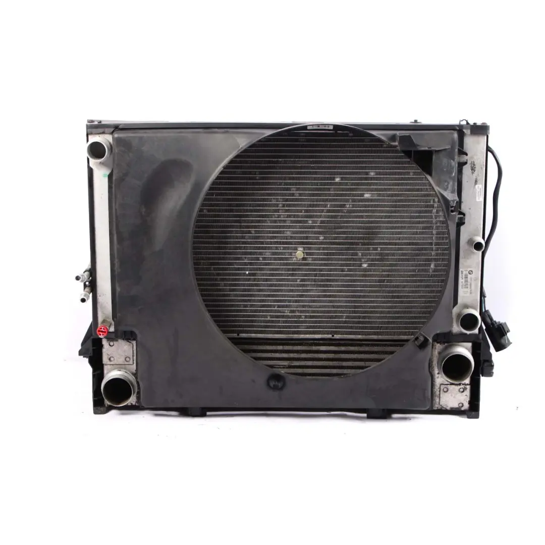 BMW E65 730d M57N Complete Radiator Fan Pack Automatic - SKU 2248478-1 - Part number 2248478