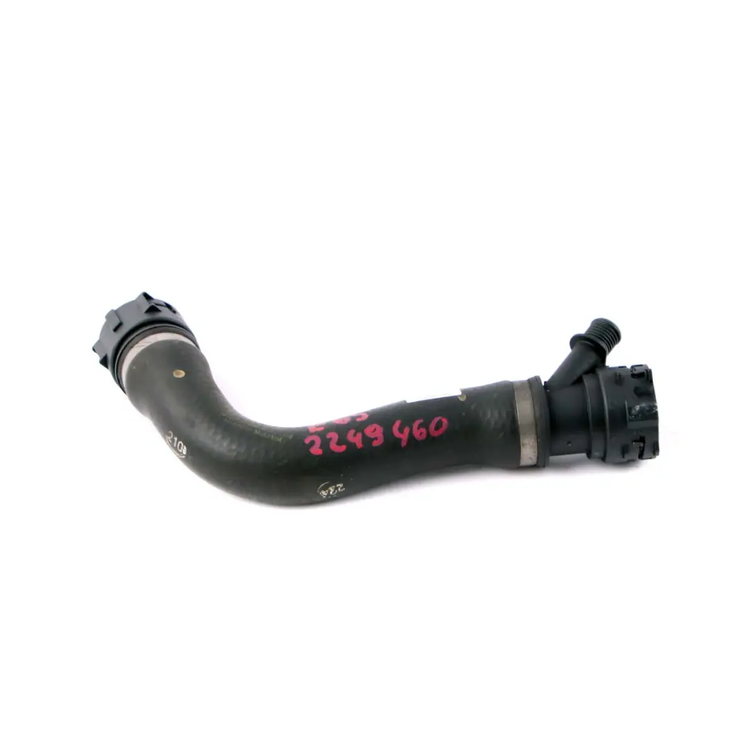 M57N 730d Engine Cooling Radiator Coolant Water Hose to BMW 7 Series E65 with Part number 2249460 BMW 7 Series E65 M57N 730d Engine Cooling Radiator Coolant Water Hose - SKU 2249460 - Part number 2249460