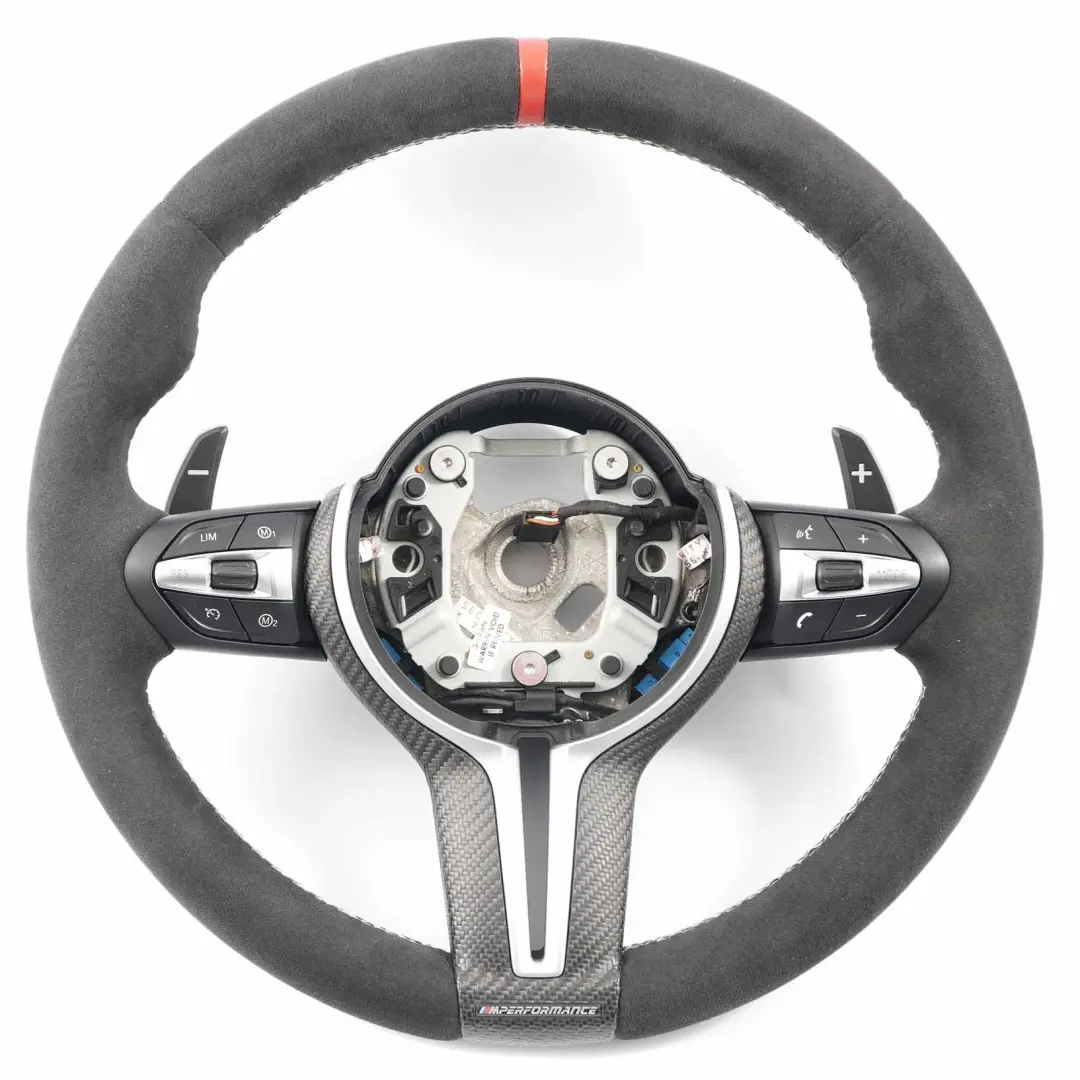 Steering Wheel M Performance Sport Alcantara Paddle Shift to BMW F10 M5 F06 F12 M6 with Part number 2253653 BMW F10 M5 F06 F12 M6 Steering Wheel M Performance Sport Alcantara Paddle Shift - SKU 2253653-1 - Part number 2253653
