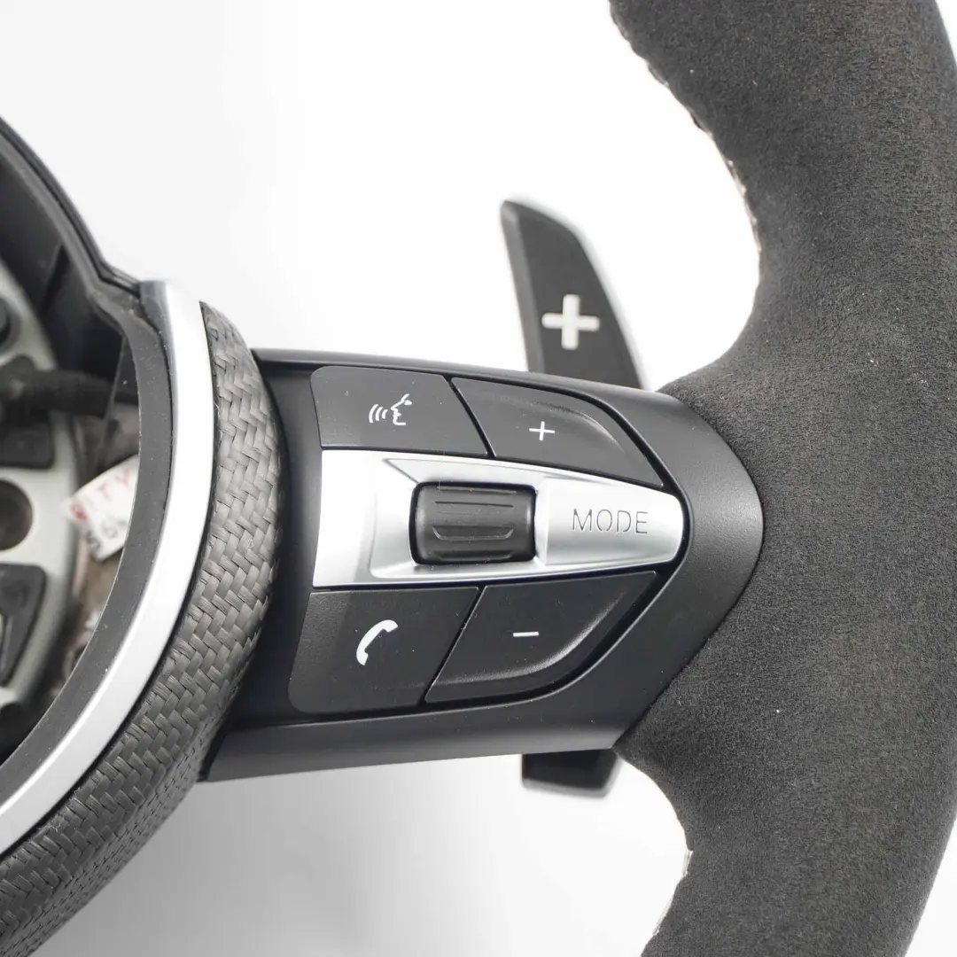 Alcantara Carbon Paddle Shift per BMW F10 M5 F06 F12 M6 Volante M Performance Sport con numero di parte 2253653 BMW F10 M5 F06 F12 M6 Volante M Performance Sport Alcantara Carbon Paddle Shift - SKU 2253653-1 - Numero di parte 2253653