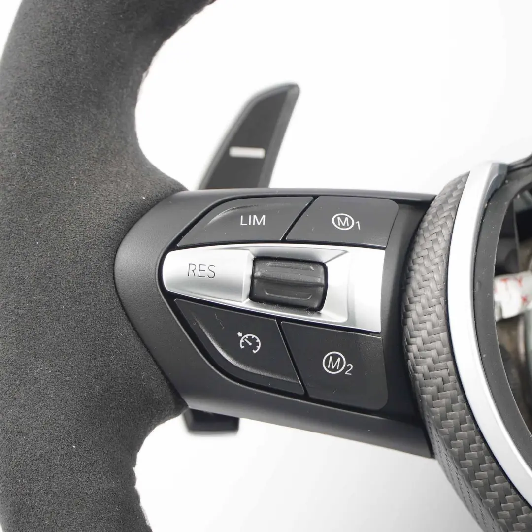 BMW F10 M5 F06 F12 M6 Volante M Performance Sport Alcantara Carbon Paddle Shift - SKU 2253653-1 - Numero di parte 2253653