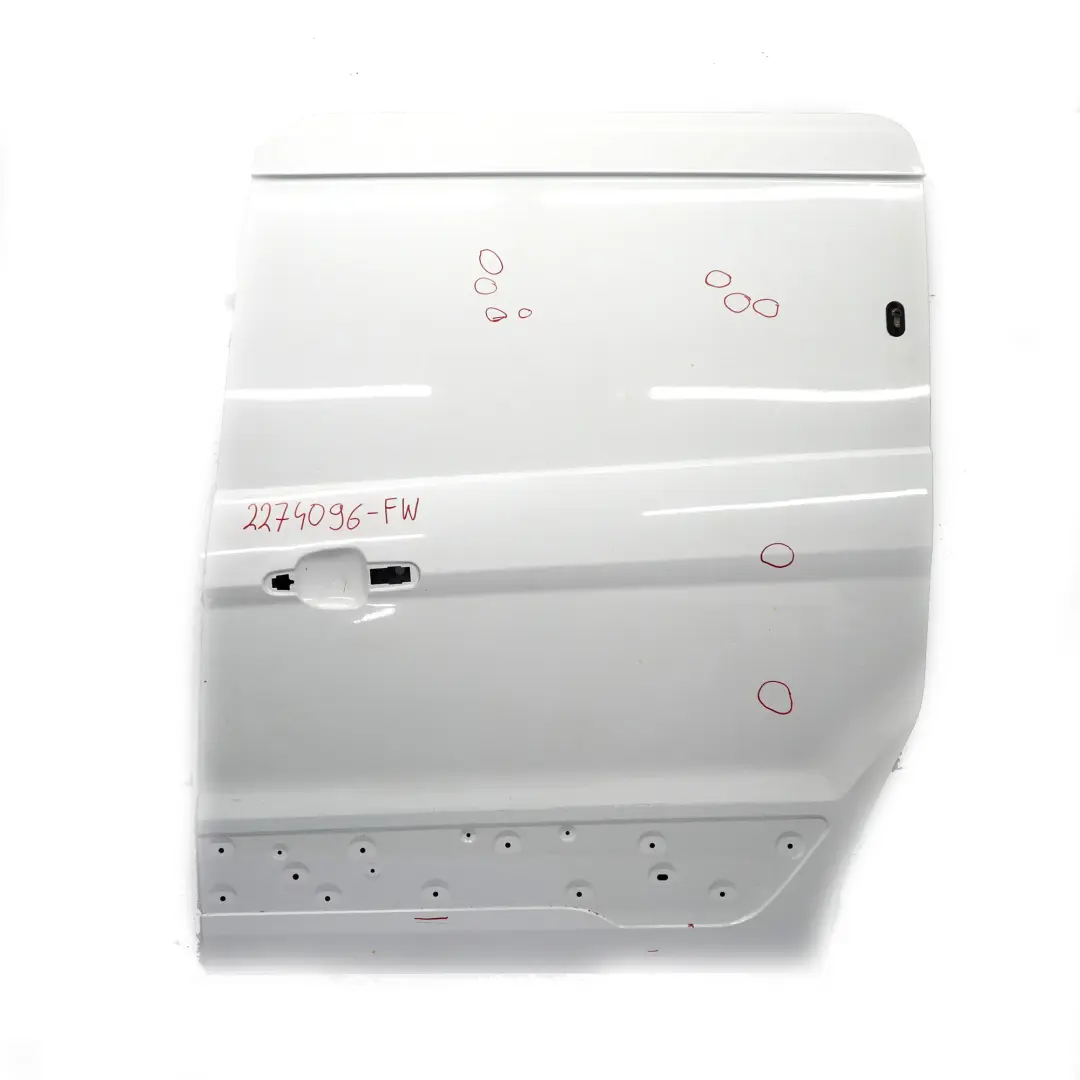 Sliding Side Door Left N/S Rear Door Frozen White - Z2 to Ford Transit Connect with Part number 2274096 Ford Transit Connect Sliding Side Door Left N/S Rear Door Frozen White - Z2 - SKU 2274096-FW - Part number 2274096