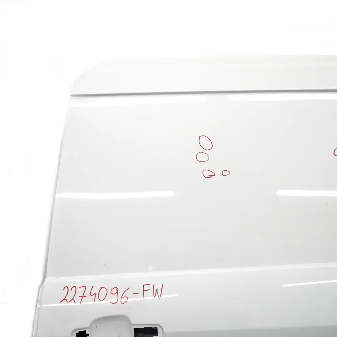 Sliding Side Door Left N/S Rear Door Frozen White - Z2 to Ford Transit Connect with Part number 2274096 Ford Transit Connect Sliding Side Door Left N/S Rear Door Frozen White - Z2 - SKU 2274096-FW - Part number 2274096