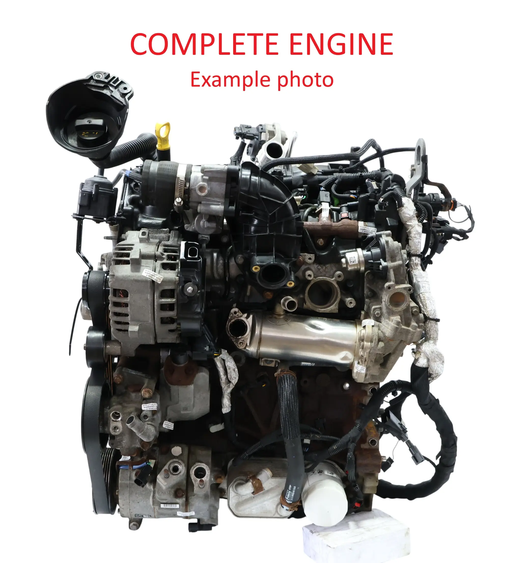Ford Transit Custom I Bare Engine YMF6 2.0 EcoBlue 130HP 69k miles, WARRANTY