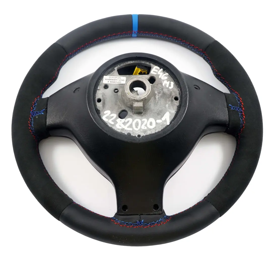  Steering Wheel BMW E46 M3 E39 M5 NEW Leather / Alcantara M Sport Tricolored - SKU 2282020-1 - Part number 2282020