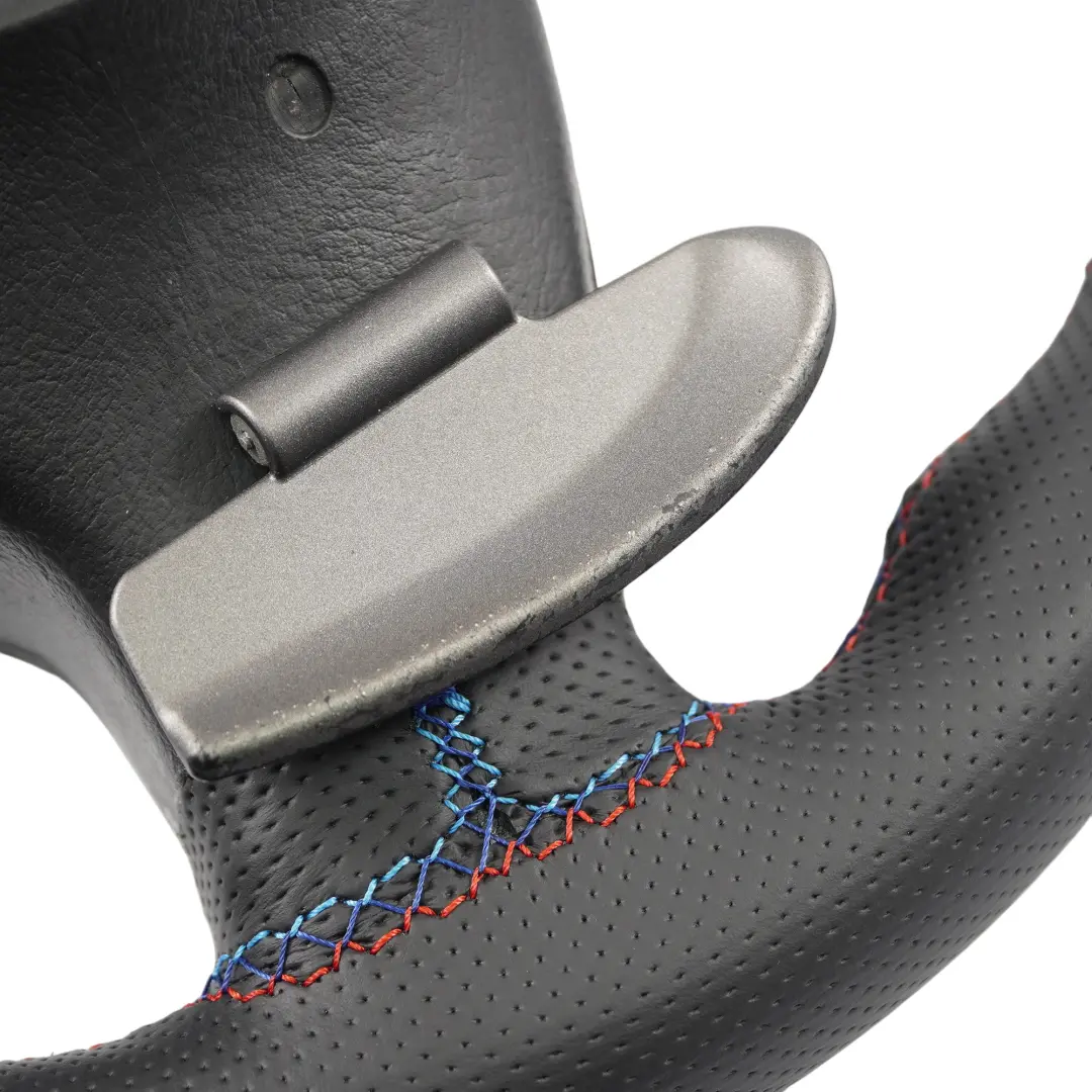 Leather M Sport Steering Wheel Multifunction SMG Paddleshift to BMW E46 M3 NEW with Part number 2282222 BMW E46 M3 NEW Leather M Sport Steering Wheel Multifunction SMG Paddleshift - SKU 2282222-1 - Part number 2282222