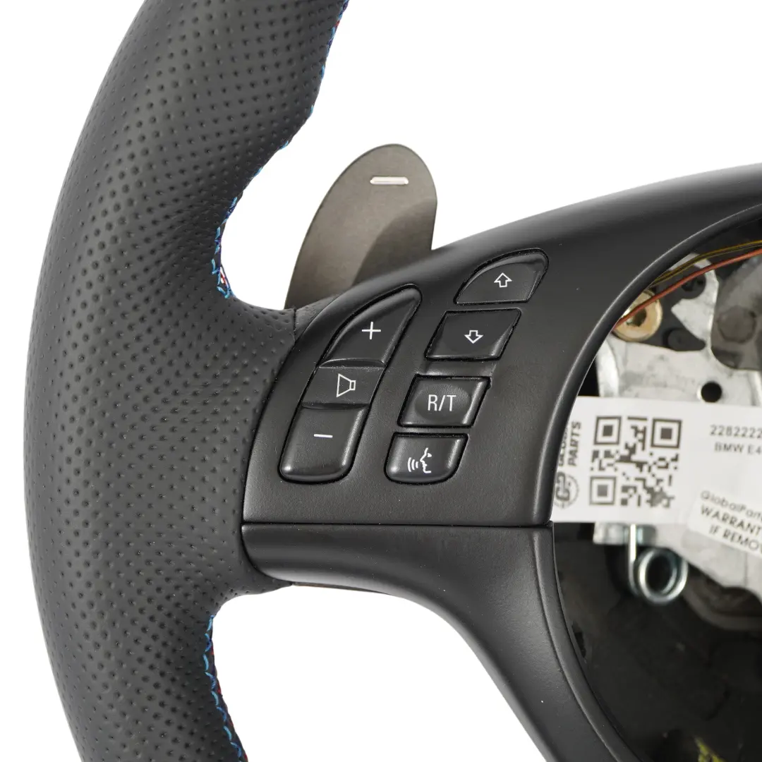 BMW E46 M3 Kierownica M Pakiet Sport NOWA Czarna Skóra SMG Łopatki - SKU 2282222-1 - Numer Części 2282222