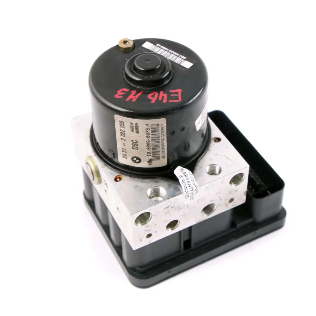 S54 Bremspumpe DSC ABS Hydro Steuergerät Modul 2282250 für BMW E46 M3 mit Teilenummer 2282249 BMW E46 M3 S54 Bremspumpe DSC ABS Hydro Steuergerät Modul 2282250 - SKU 2282249 - Teilenummer 2282249