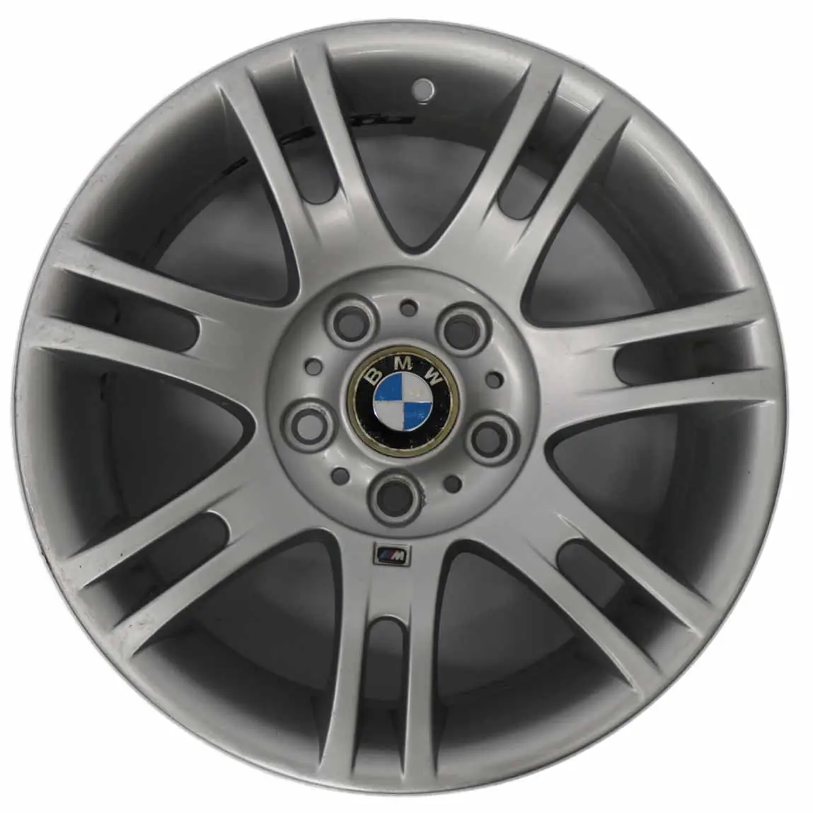 BMW E46 Cerchio in lega argento 17" M Doppie razze 97 7,5J ET:47 2282350