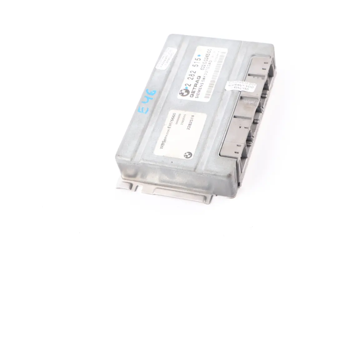 BMW M3 E46 Engine S54 Sequential M Gearbox Drivelogic Control Module TCU - SKU 2282515 - Part number 7837728