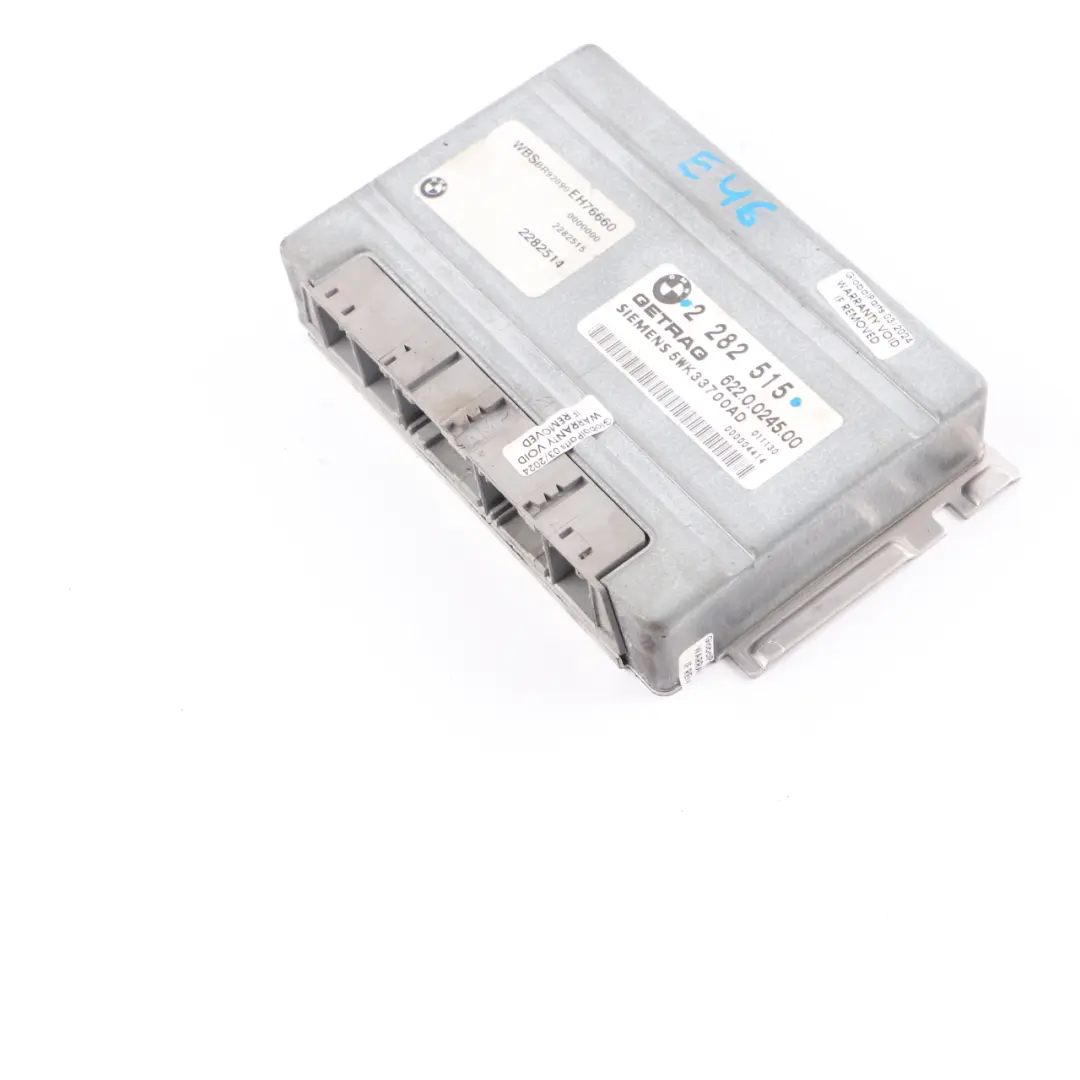 BMW M3 E46 Engine S54 Sequential M Gearbox Drivelogic Control Module TCU - SKU 2282515 - Part number 7837728