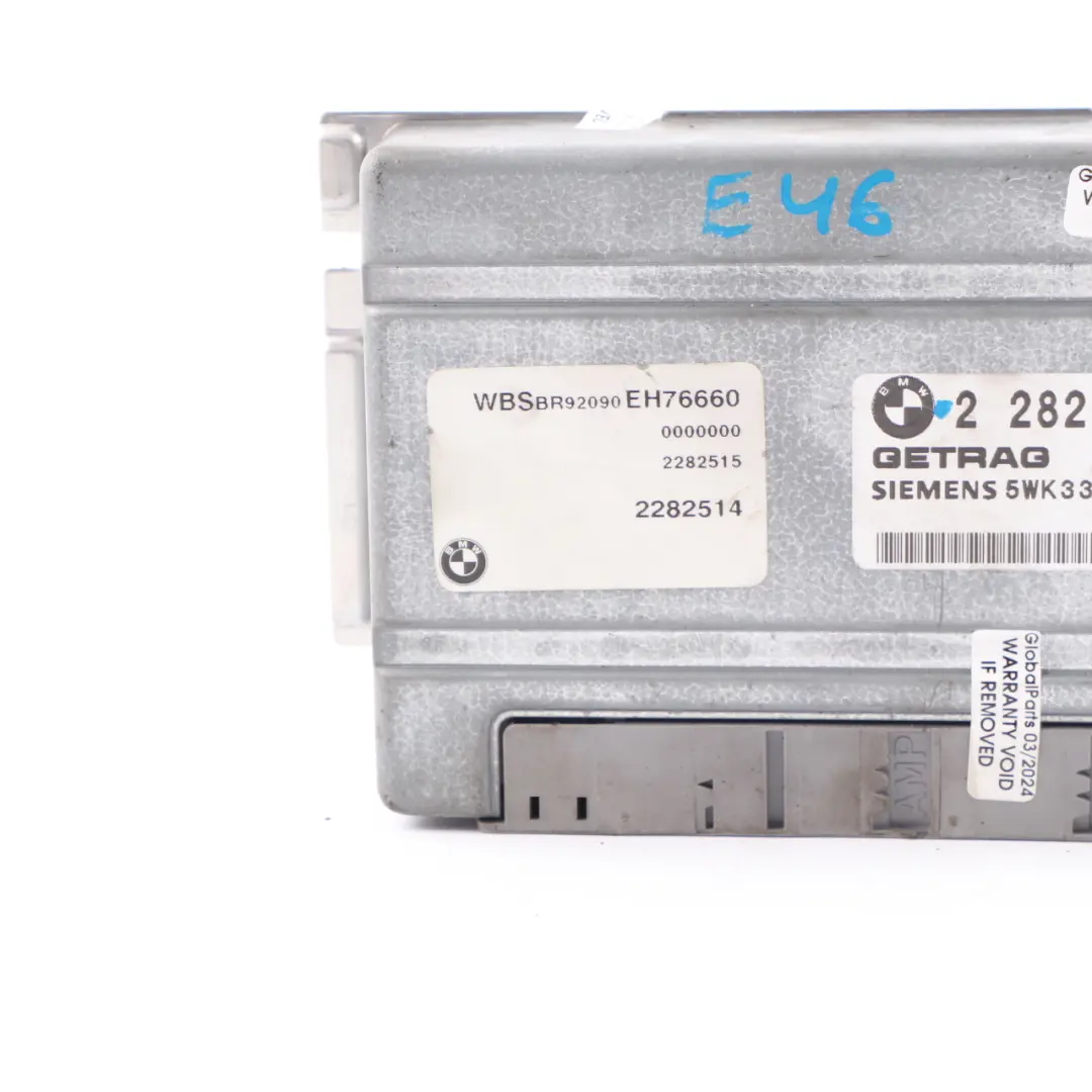 S54 Sequential M Gearbox Drivelogic Control Module TCU to BMW M3 E46 Engine with Part number 7837728 BMW M3 E46 Engine S54 Sequential M Gearbox Drivelogic Control Module TCU - SKU 2282515 - Part number 7837728