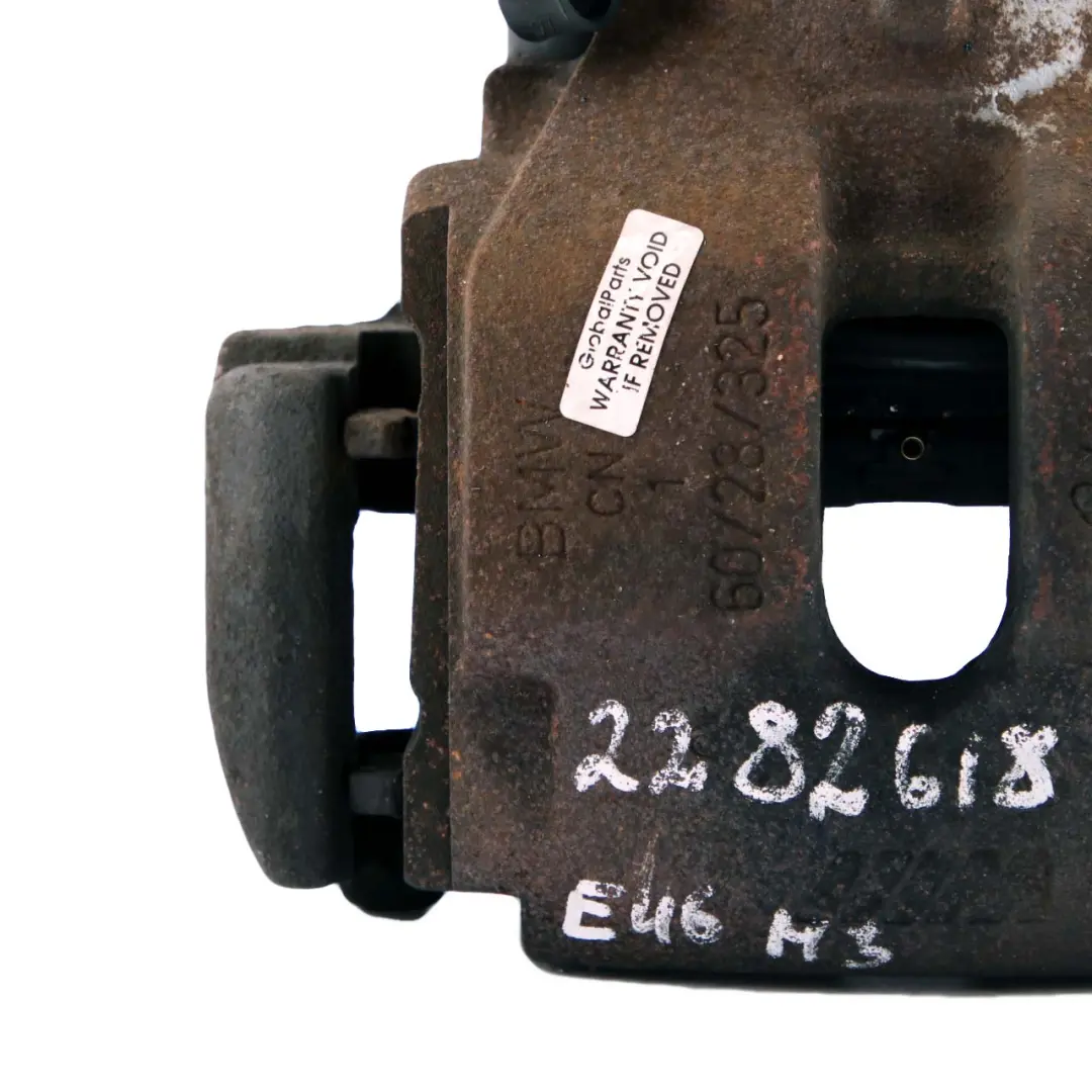 Front Brake Caliper Wheel Housing Carrier Left N/S 60/28/325 to BMW E46 M3 with Part number 2282617 BMW E46 M3 Front Brake Caliper Wheel Housing Carrier Left N/S 60/28/325 - SKU 2282617 - Part number 2282617