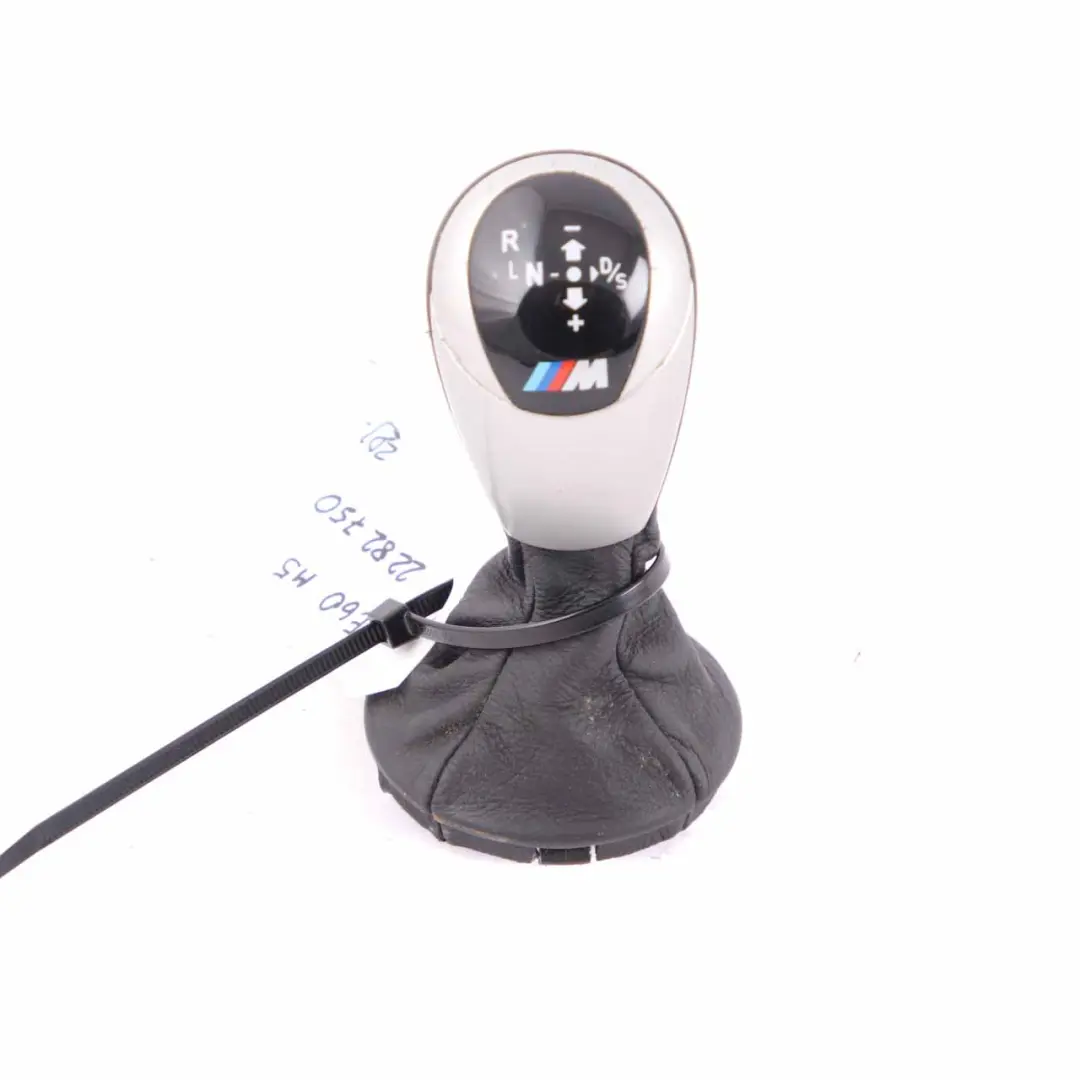 Shift Knob BMW E60 E61 M5 E63 M6 Leather Ring Gear Lever Grip to with Part number 2282750 Shift Knob BMW E60 E61 M5 E63 M6 Leather Ring Gear Lever Grip - SKU 2282750 - Part number 2282750