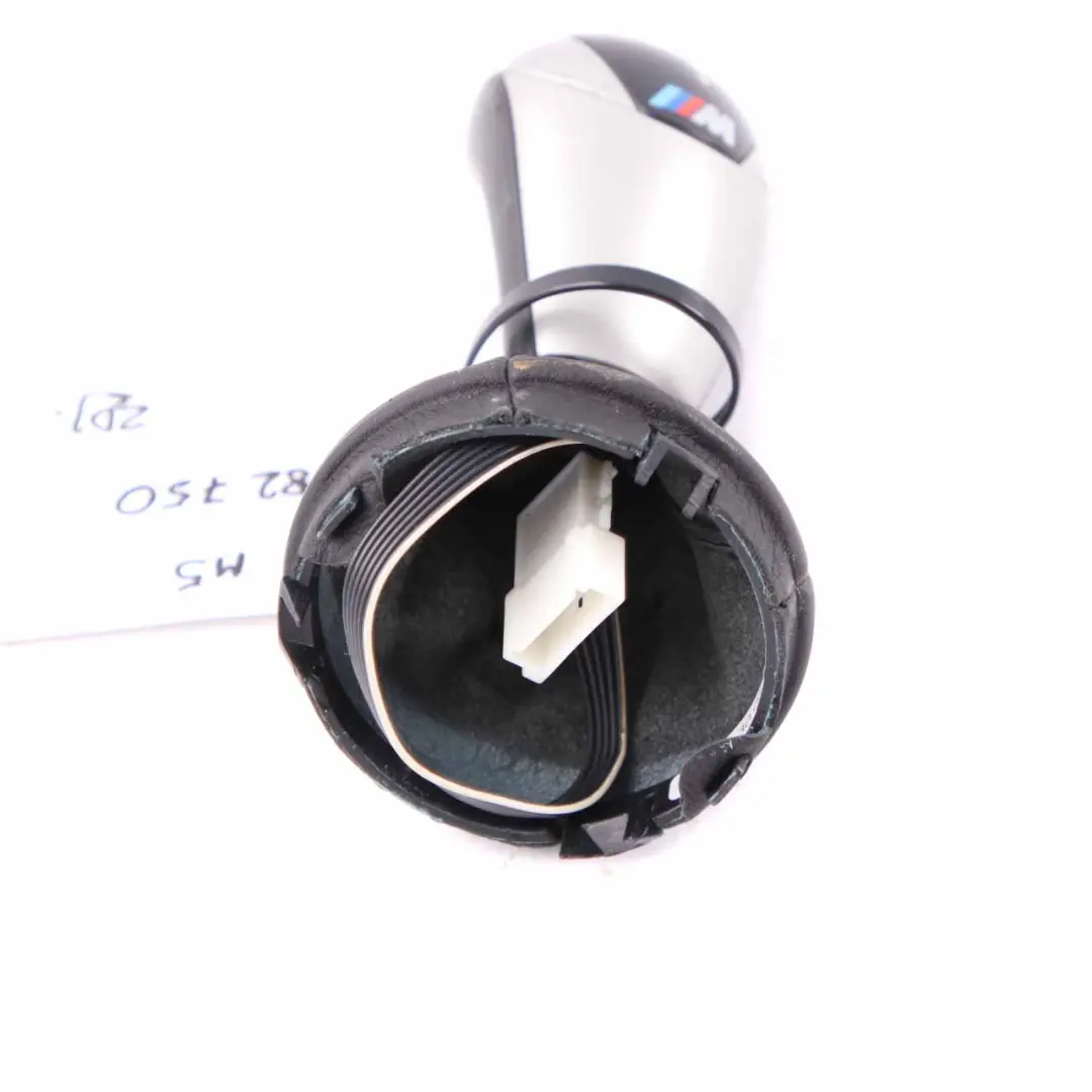 Shift Knob BMW E60 E61 M5 E63 M6 Leather Ring Gear Lever Grip to with Part number 2282750 Shift Knob BMW E60 E61 M5 E63 M6 Leather Ring Gear Lever Grip - SKU 2282750 - Part number 2282750