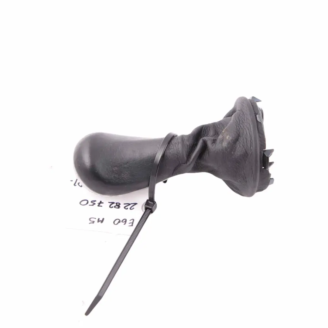 Shift Knob BMW E60 E61 M5 E63 M6 Leather Ring Gear Lever Grip to with Part number 2282750 Shift Knob BMW E60 E61 M5 E63 M6 Leather Ring Gear Lever Grip - SKU 2282750 - Part number 2282750