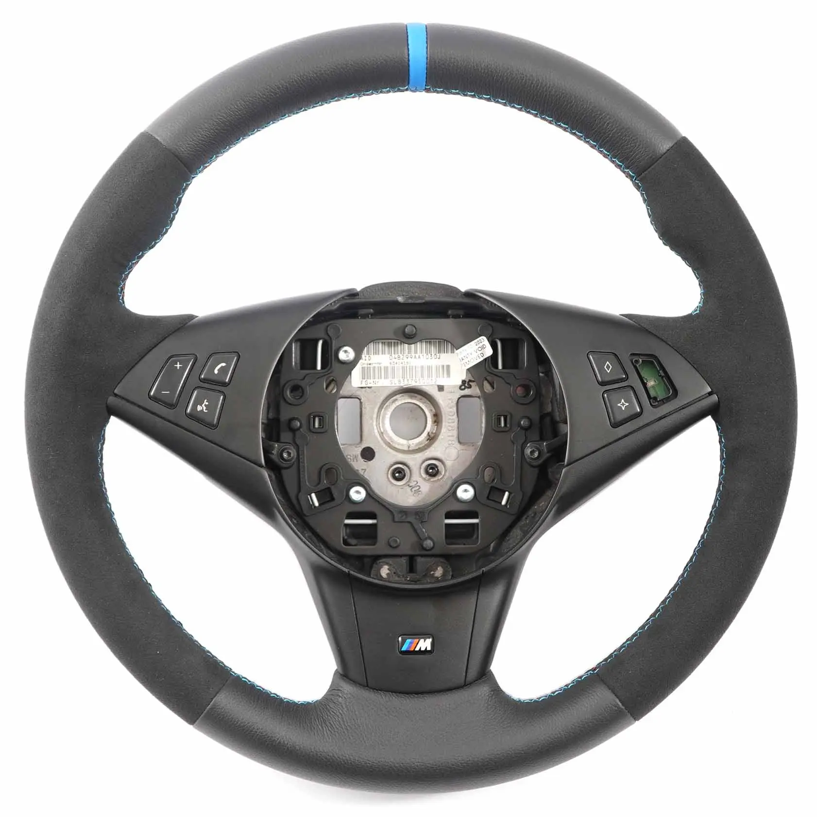 BMW E60 E61 E63 NEUF Cuir Noir / Alcantara M Sport Volant Fils M