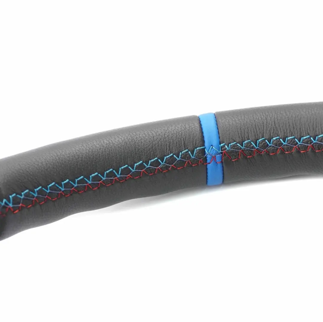 BMW E60 E61 E63 NEW Black Leather / Alcantara M-Sport Steering Wheel M-threads - SKU 2282751-1 - Part number 2282751