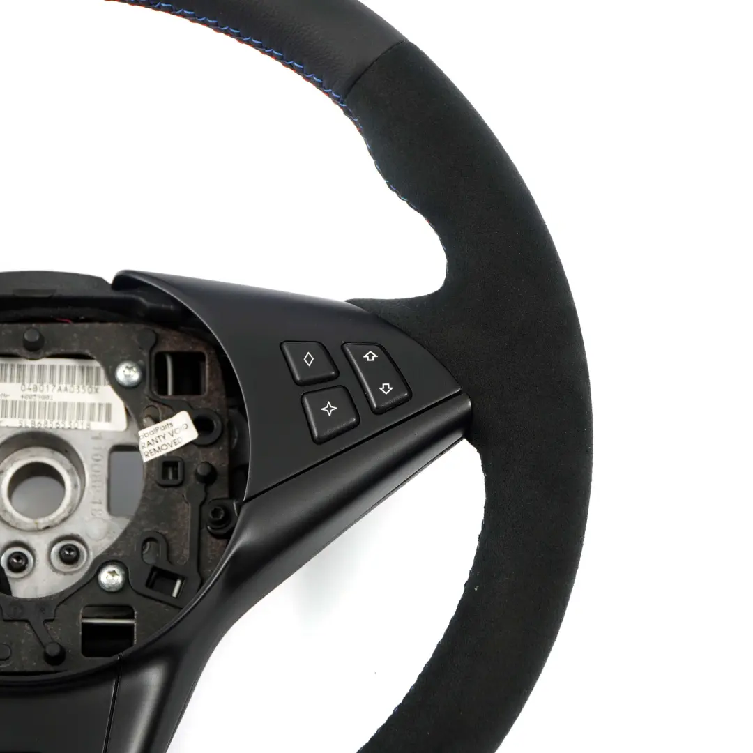 BMW E60 E63 NEU Schwarz Leder / Alcantara M Sportlenkrad Sport Lenkrad 3 Farben - SKU 2282751-2 - Teilenummer 2282751