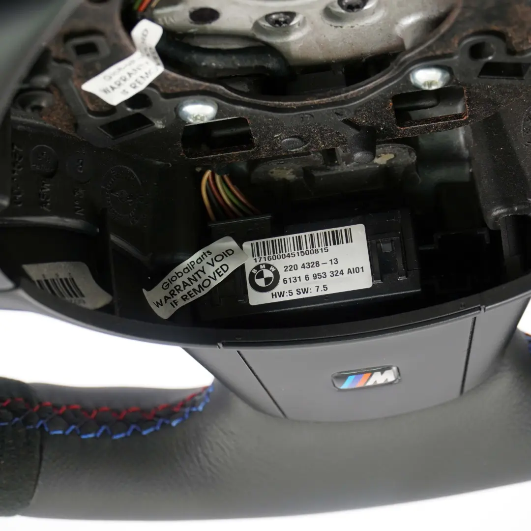 BMW E60 E63 NEU Schwarz Leder / Alcantara M Sportlenkrad Sport Lenkrad 3 Farben - SKU 2282751-2 - Teilenummer 2282751