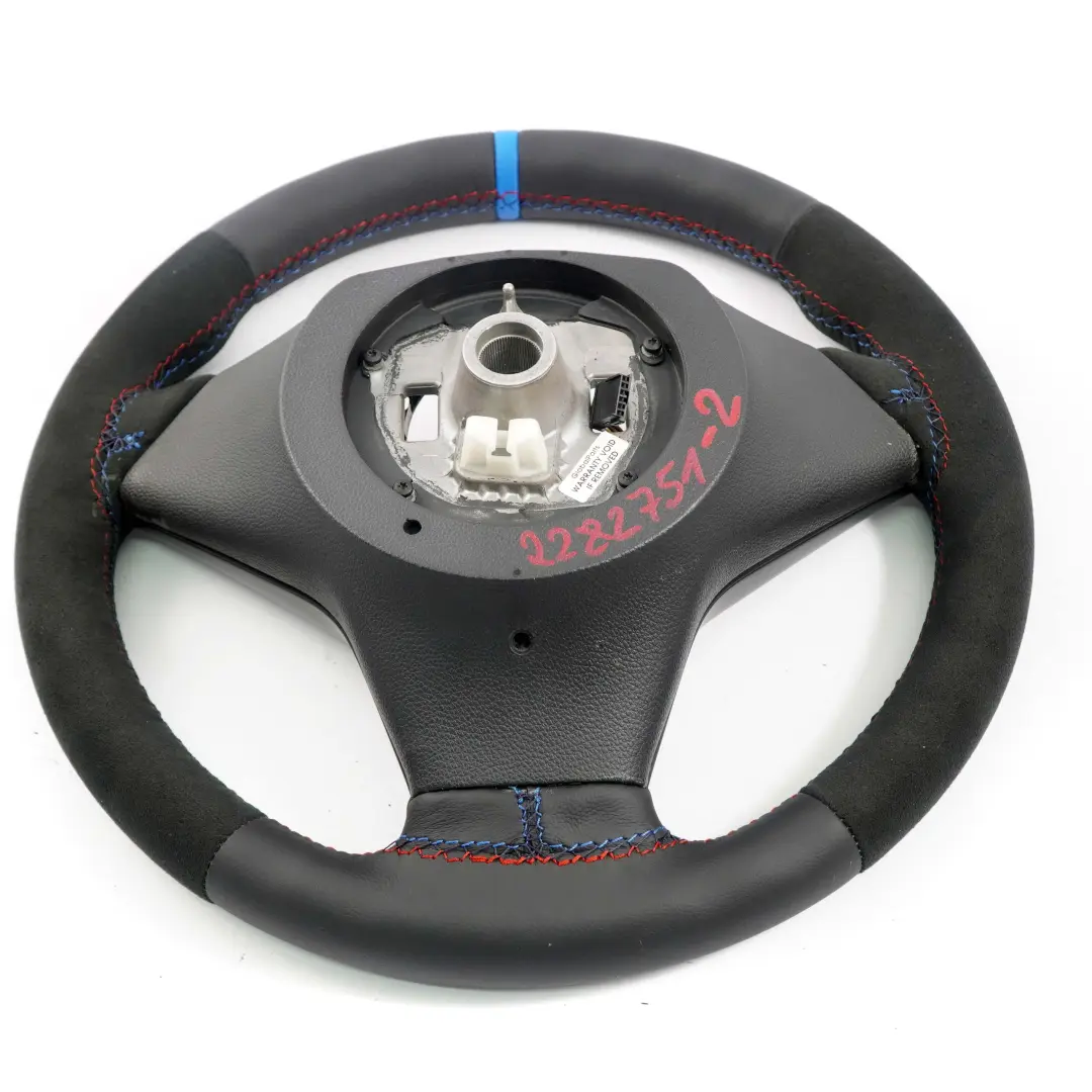 BMW E60 E63 NEU Schwarz Leder / Alcantara M Sportlenkrad Sport Lenkrad 3 Farben - SKU 2282751-2 - Teilenummer 2282751