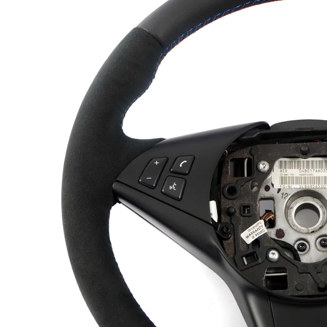 NEUF Cuir Noir / Alcantara M Sport Volant Fils M pour BMW E60 E61 E63 à propos du numéro de pièce 2282751 BMW E60 E61 E63 NEUF Cuir Noir / Alcantara M Sport Volant Fils M - SKU 2282751-2 - Numéro de pièce 2282751