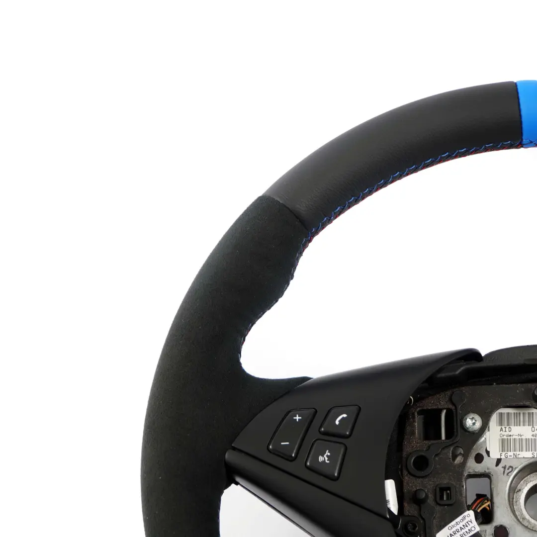 BMW E60 E63 NEU Schwarz Leder / Alcantara M Sportlenkrad Sport Lenkrad 3 Farben - SKU 2282751-2 - Teilenummer 2282751
