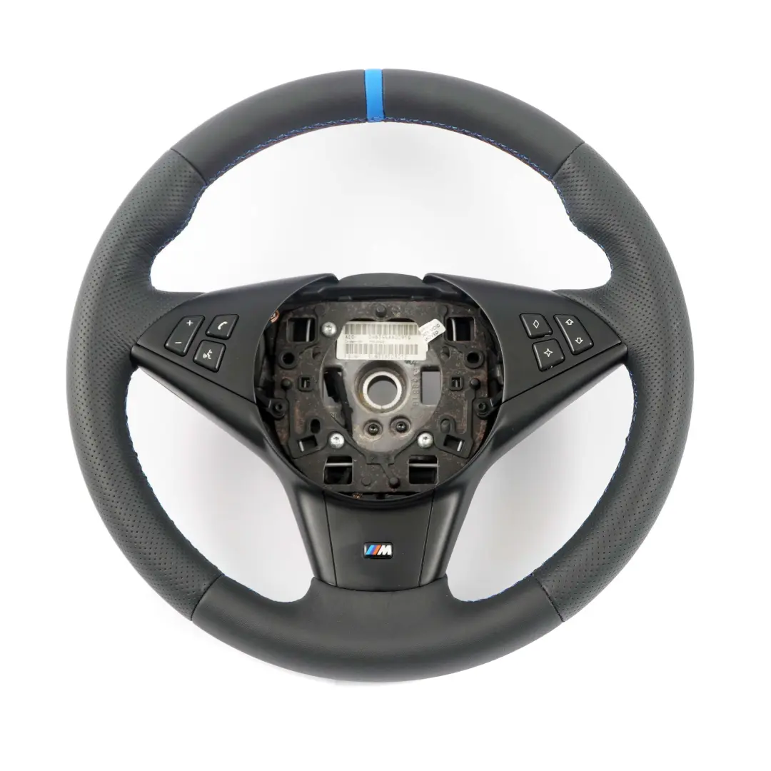 Leather M-Sport Steering Wheel M-threads to BMW 5 6 Series E60 E61 E63 E64 NEW with Part number 2282751 BMW 5 6 Series E60 E61 E63 E64 NEW Leather M-Sport Steering Wheel M-threads - SKU 2282751-3 - Part number 2282751