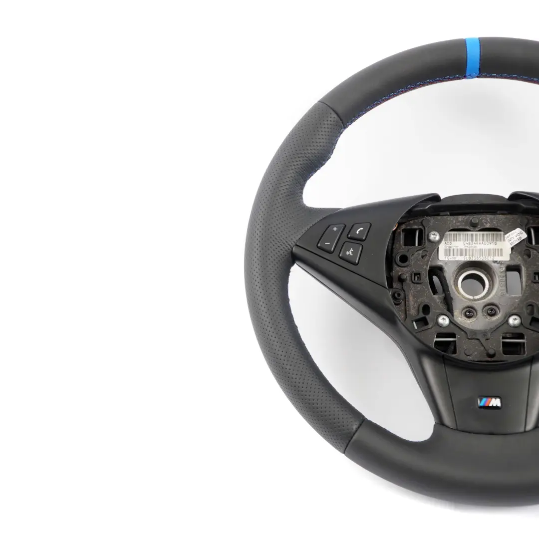 Leather M-Sport Steering Wheel M-threads to BMW 5 6 Series E60 E61 E63 E64 NEW with Part number 2282751 BMW 5 6 Series E60 E61 E63 E64 NEW Leather M-Sport Steering Wheel M-threads - SKU 2282751-3 - Part number 2282751
