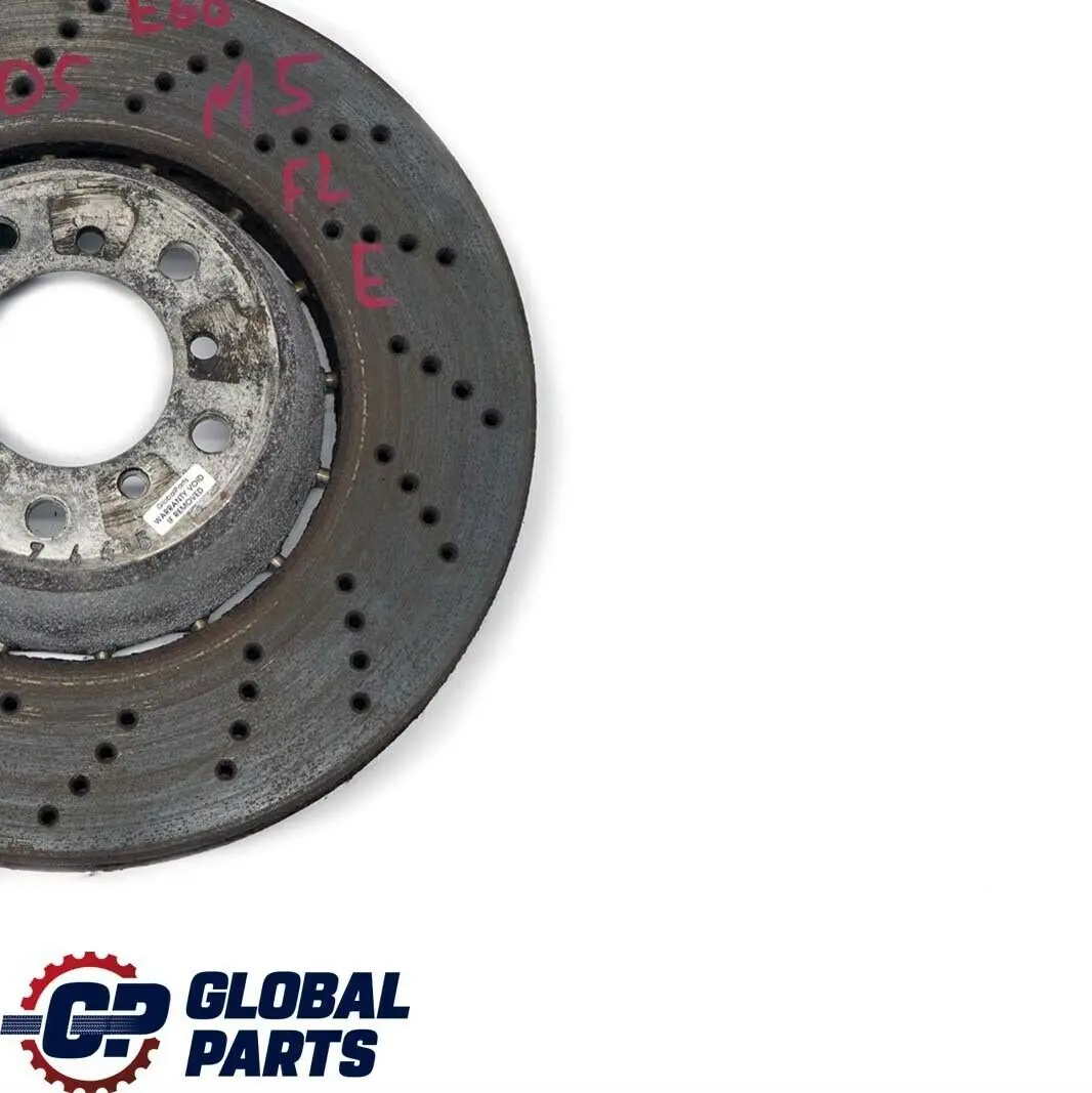Bremsscheibe Belüftet Gelocht Vorne Links für BMW 5 er E60 M5 mit Teilenummer 2282805 BMW 5 er E60 M5 Bremsscheibe Belüftet Gelocht Vorne Links - SKU 2282805 - Teilenummer 2282805