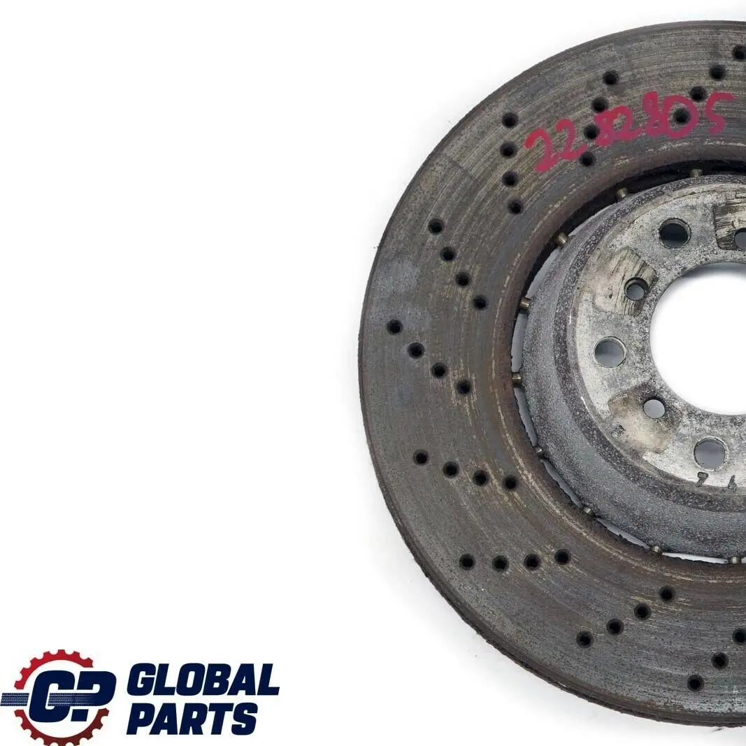 BMW 5 E60 M5 Front Left N/S Ventilated Perforated Wheel Brake Disc 374X36 - SKU 2282805 - Part number 2282805