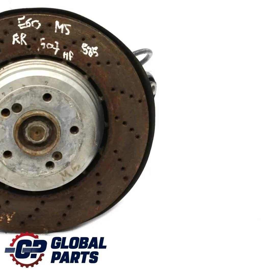BMW 5 Series E60 M5 Rear Right O/S Axle Wheel Carrier Hub Leg Brake Disc Set - SKU 2282808-1 - Part number 2282808