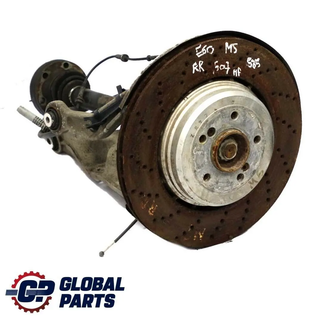 BMW E60 M5 Trasero Derecho Eje Rueda Portador Cubo Pierna Freno Disco Set - SKU 2282808-1 - Número de pieza 2282808