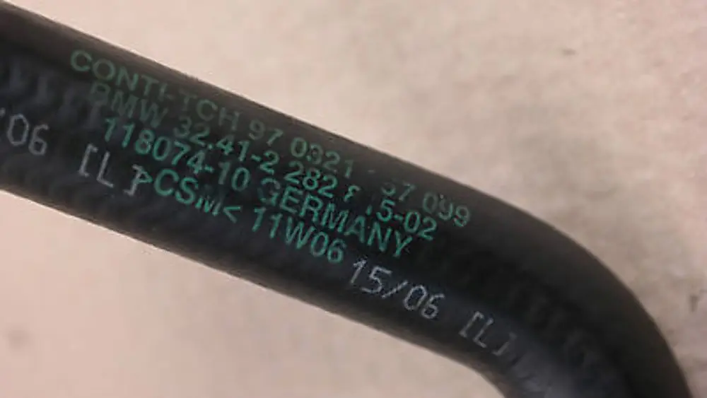 BMW 5 6 R e60 e61 M5 e63 e64 M6 Saugleitung mit Kühlerrücklaufleitung - SKU 2282816 - Teilenummer 2282816