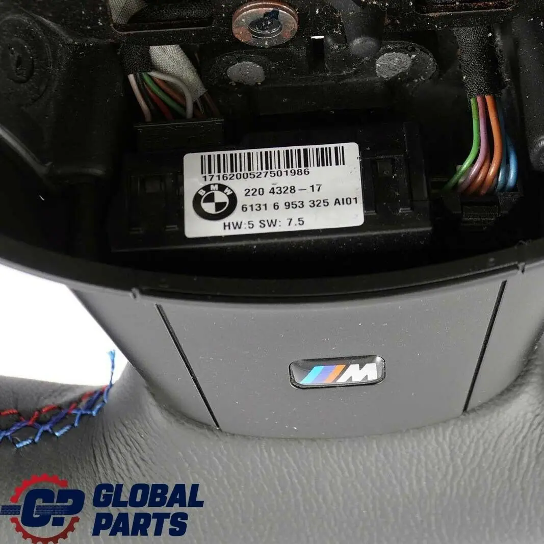 BMW E60 M5 E63 M6 NEW Black Leather M Sport Steering Wheel SMG Paddle Shift - SKU 2282862-1 - Part number 2282862