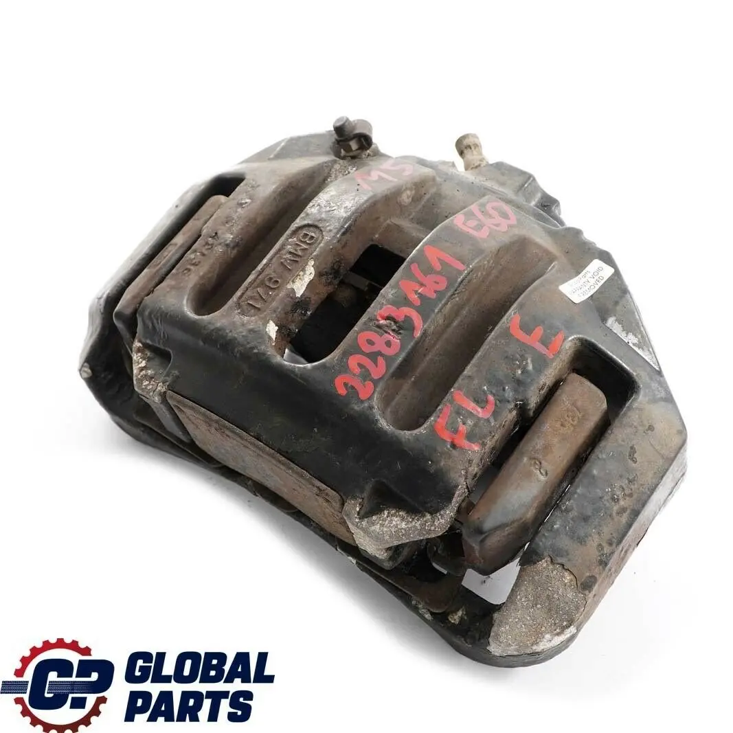 Front Left N/S Brake Caliper Housing Carrier to BMW 5 6 Series E60 E61 M5 E63 M6 with Part number 2283161 BMW 5 6 Series E60 E61 M5 E63 M6 Front Left N/S Brake Caliper Housing Carrier - SKU 2283161 - Part number 2283161