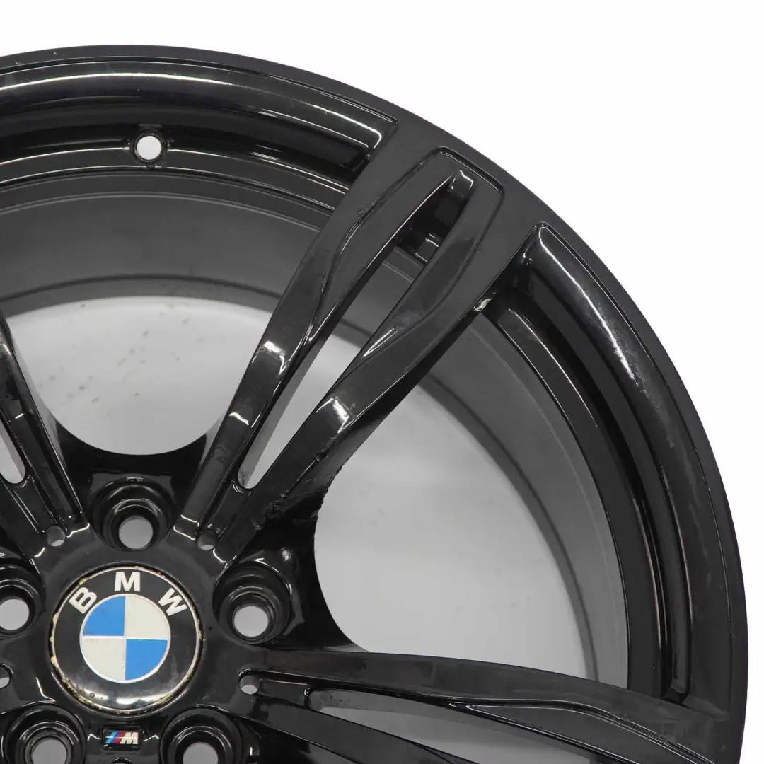Alloy Wheel Rim 20" M Double Spoke 343 10J to BMW F10 M5 Black with Part number 2283401 BMW F10 M5 Black Alloy Wheel Rim 20" M Double Spoke 343 10J - SKU 2283401-1 - Part number 2283401
