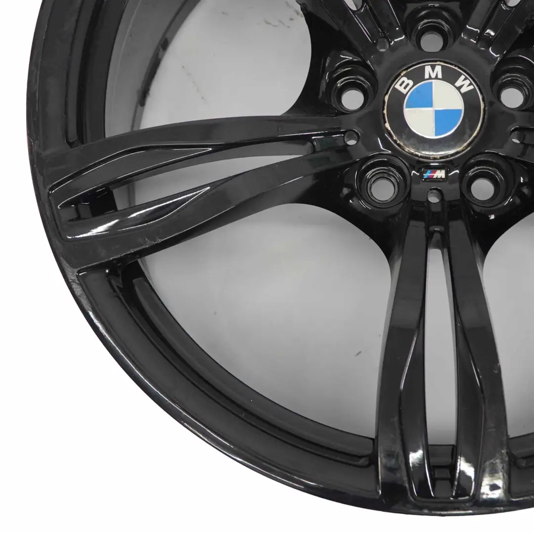 Alloy Wheel Rim 20" M Double Spoke 343 10J to BMW F10 M5 Black with Part number 2283401 BMW F10 M5 Black Alloy Wheel Rim 20" M Double Spoke 343 10J - SKU 2283401-1 - Part number 2283401