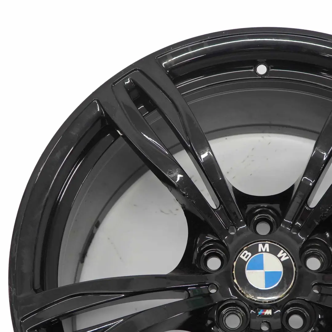 Alloy Wheel Rim 20" M Double Spoke 343 10J to BMW F10 M5 Black with Part number 2283401 BMW F10 M5 Black Alloy Wheel Rim 20" M Double Spoke 343 10J - SKU 2283401-1 - Part number 2283401