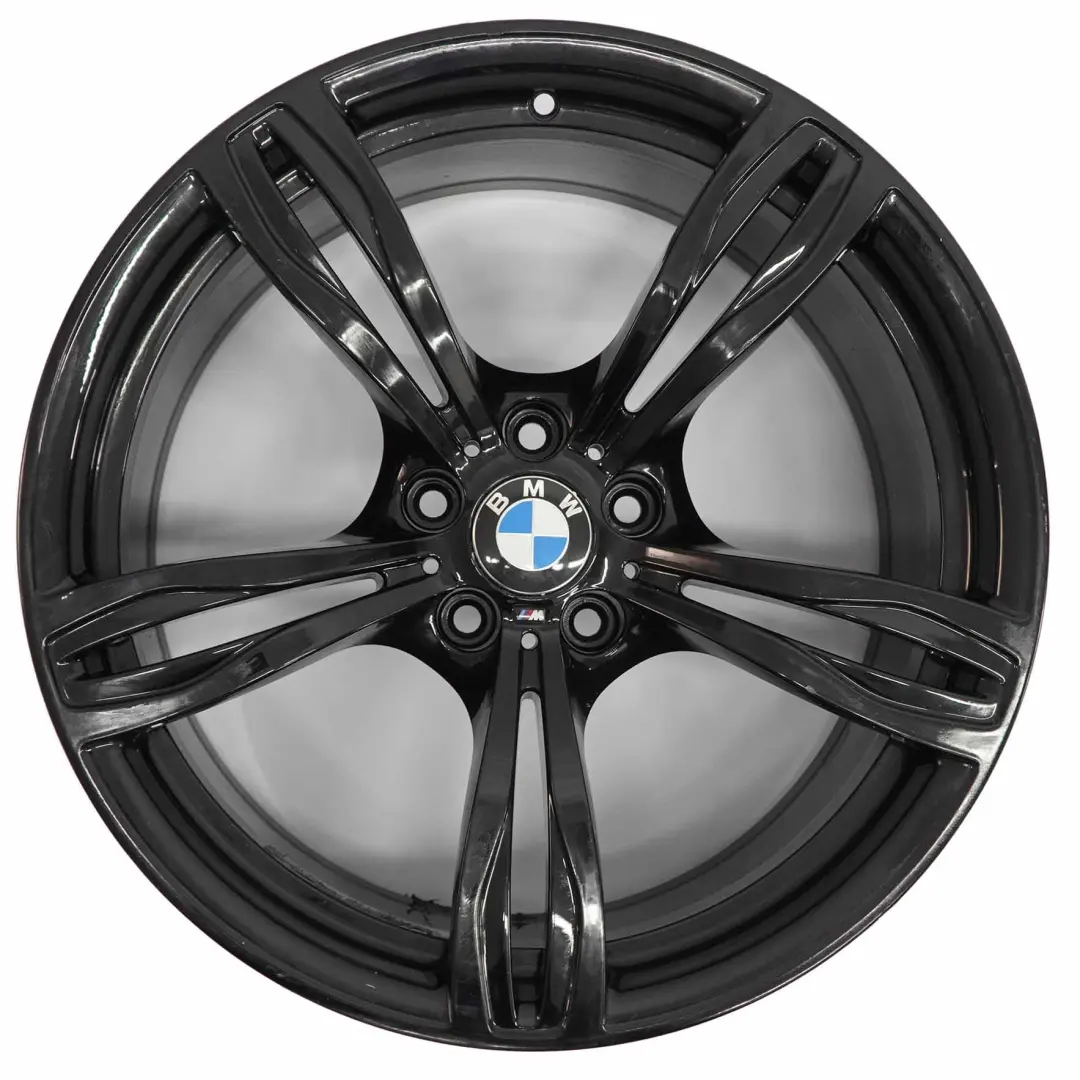 BMW F10 M5 Black Alloy Wheel Rim 20" M Double Spoke 343 10J - SKU 2283401-2 - Part number 2283401