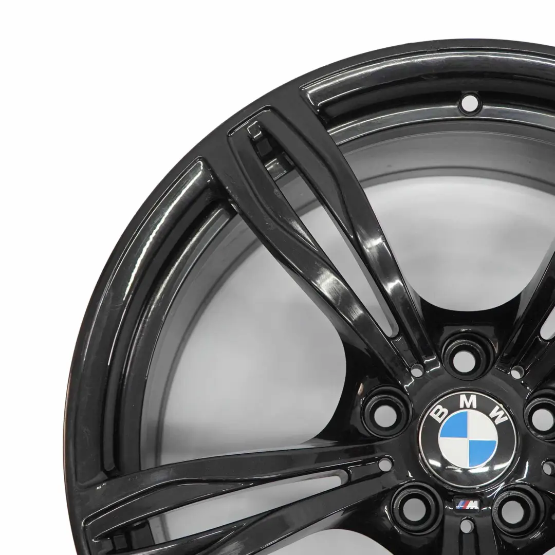 BMW F10 M5 Black Alloy Wheel Rim 20" M Double Spoke 343 10J - SKU 2283401-2 - Part number 2283401