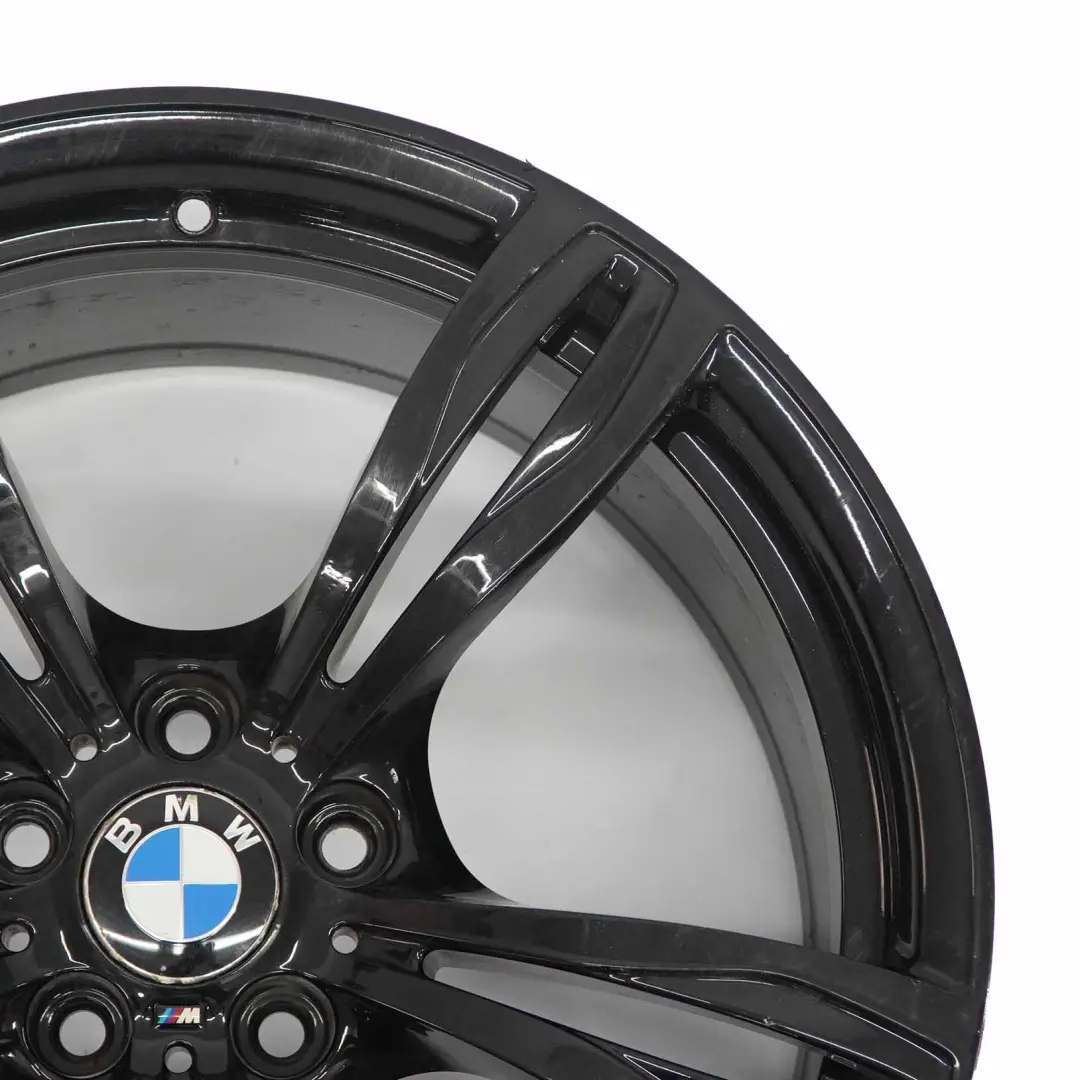 BMW F10 M5 Black Alloy Wheel Rim 20" M Double Spoke 343 10J - SKU 2283401-3 - Part number 2283401