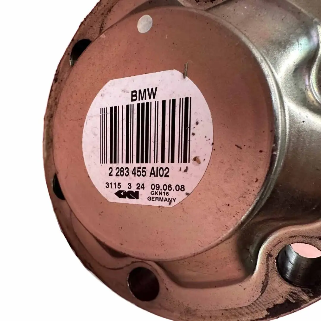 Driveshaft BMW E90 E92 E93 M3 S65 Axle Left N/S Shaft to Rear with Part number 2283455 Rear Driveshaft BMW E90 E92 E93 M3 S65 Axle Left N/S Shaft - SKU 2283455 - Part number 2283455
