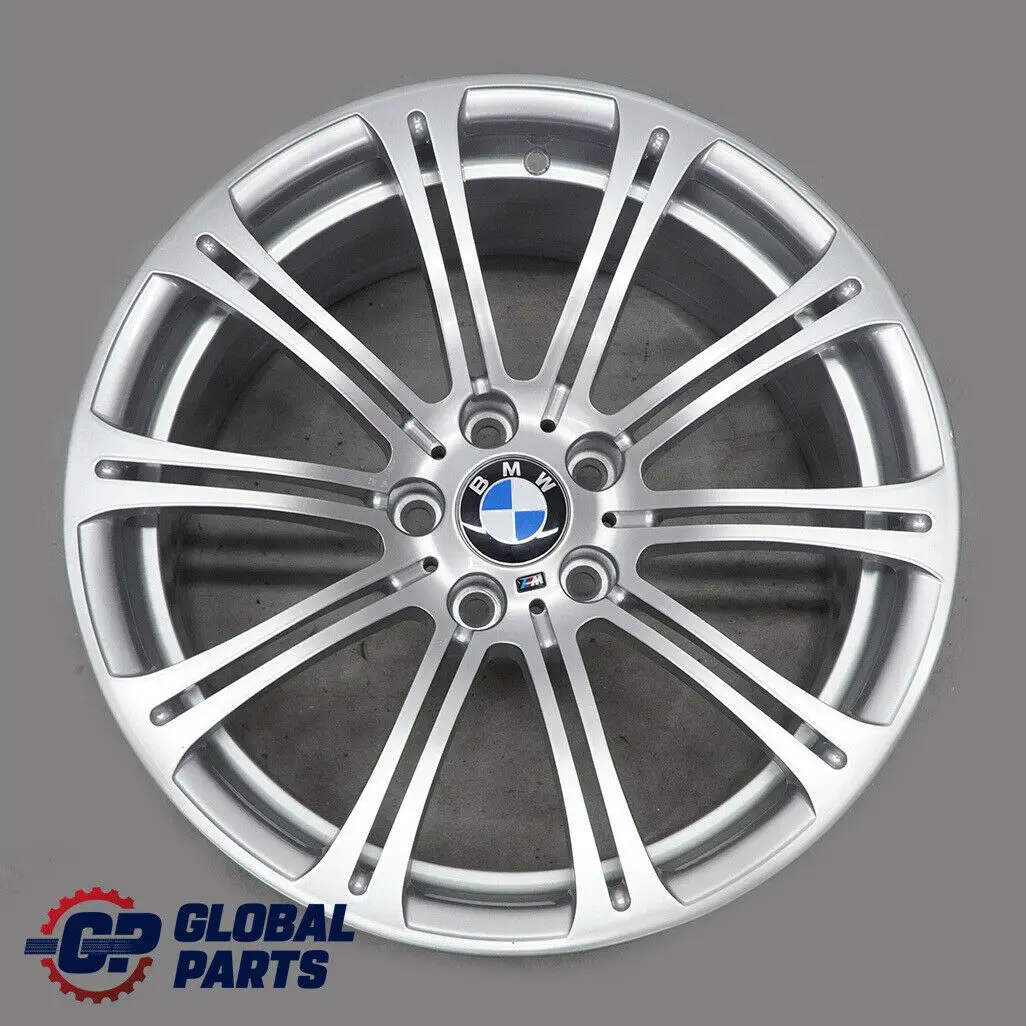 Alloy Rim 19" M Double Spoke 220 to BMW E90 E92 E93 M3 Silver Rear Wheel with Part number 2283556 BMW E90 E92 E93 M3 Silver Rear Wheel Alloy Rim 19" M Double Spoke 220 - SKU 2283556 - Part number 2283556